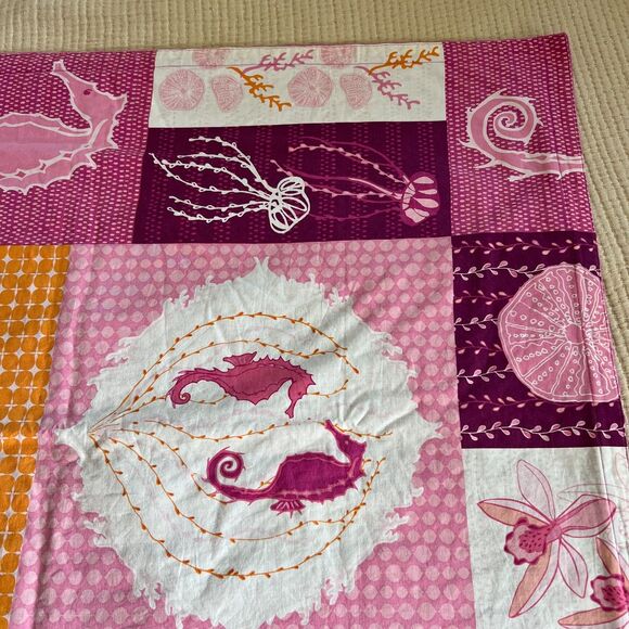 Keiki Elements Hawaiian Aloha Baby Throw Blanket Pink Girl Ocean Animals Beach - Picture 3 of 10